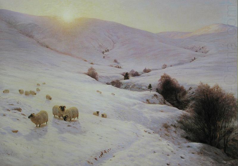 Joseph Farqharson The Sun Peeped oil painting picture